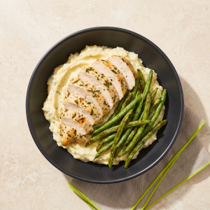 Lemon Rosemary Chicken with Mashed Potatoes