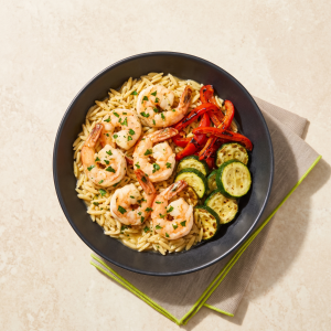 Shrimp Scampi with Orzo