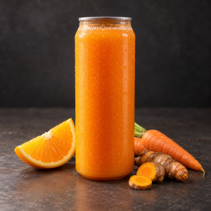 Orange Carrot Turmeric Juice – 16 oz